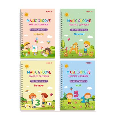 4 PCS Magic Practice Copybook for Kids